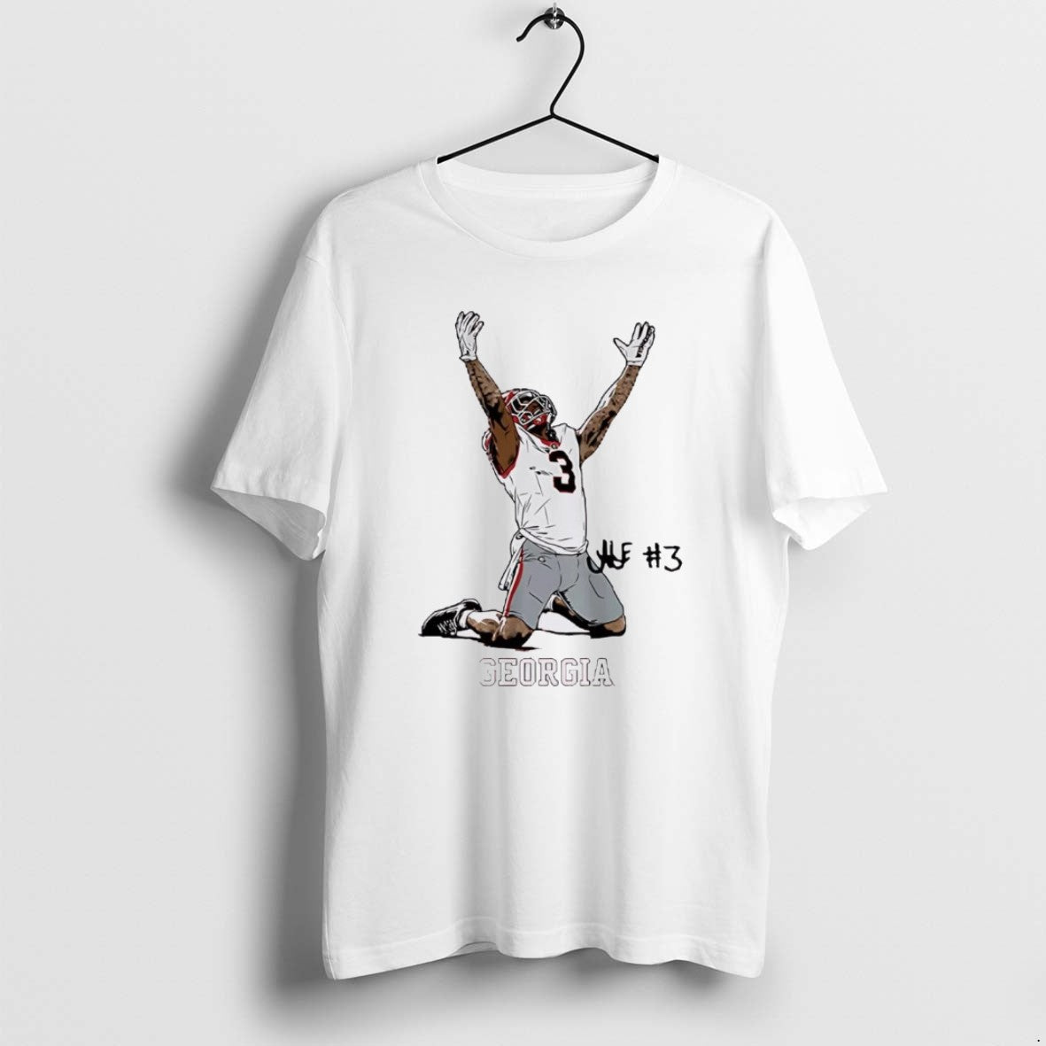 Official Nate Frazier End Zone Celebration Georgia - Adult & Kids T-Shirts, Sweatshirts & Hoodies apparel design preview 1