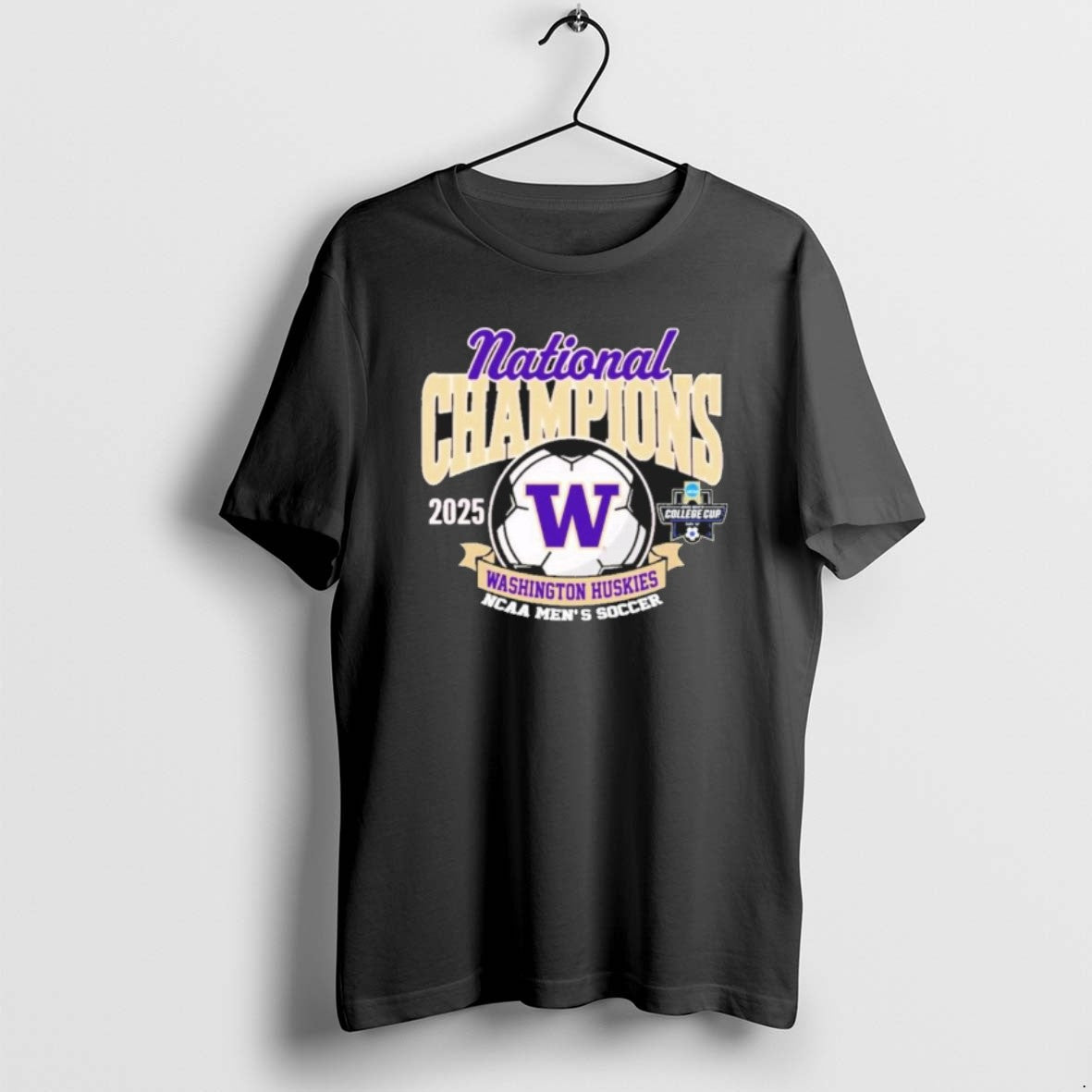 Official National Champions 2025 Mens College Cup - Adult & Kids T-Shirts, Sweatshirts & Hoodies apparel design preview 1