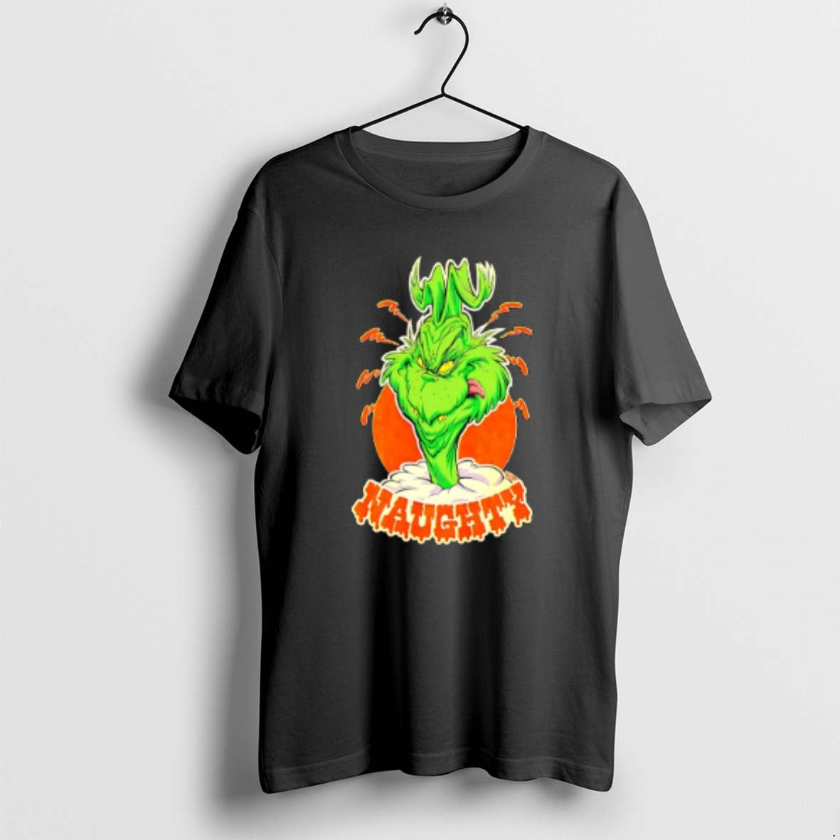 Official Naughty Grinch Christmas 2025 - Adult & Kids T-Shirts, Sweatshirts & Hoodies apparel design preview 1