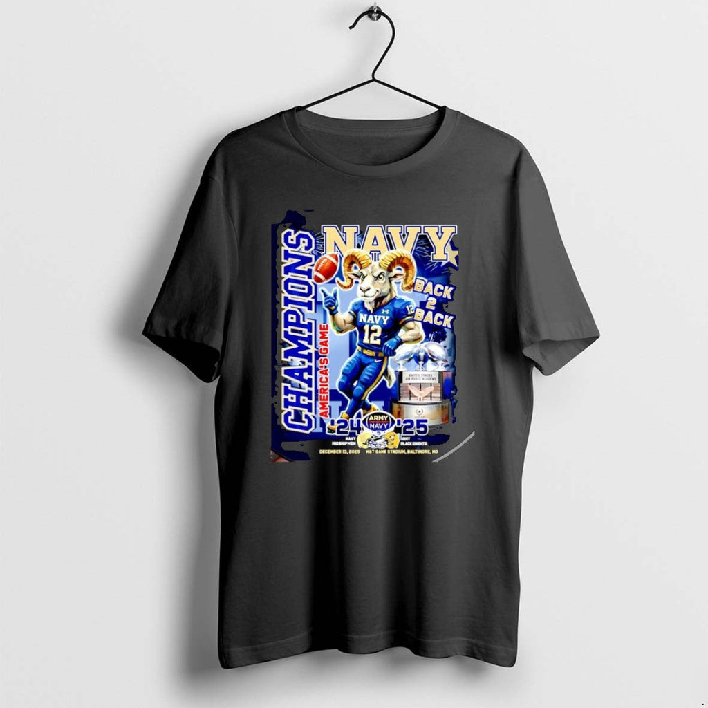 Official Navy Midshipmen 2025 Americas Game Champions - Adult & Kids T-Shirts, Sweatshirts & Hoodies apparel design preview 1