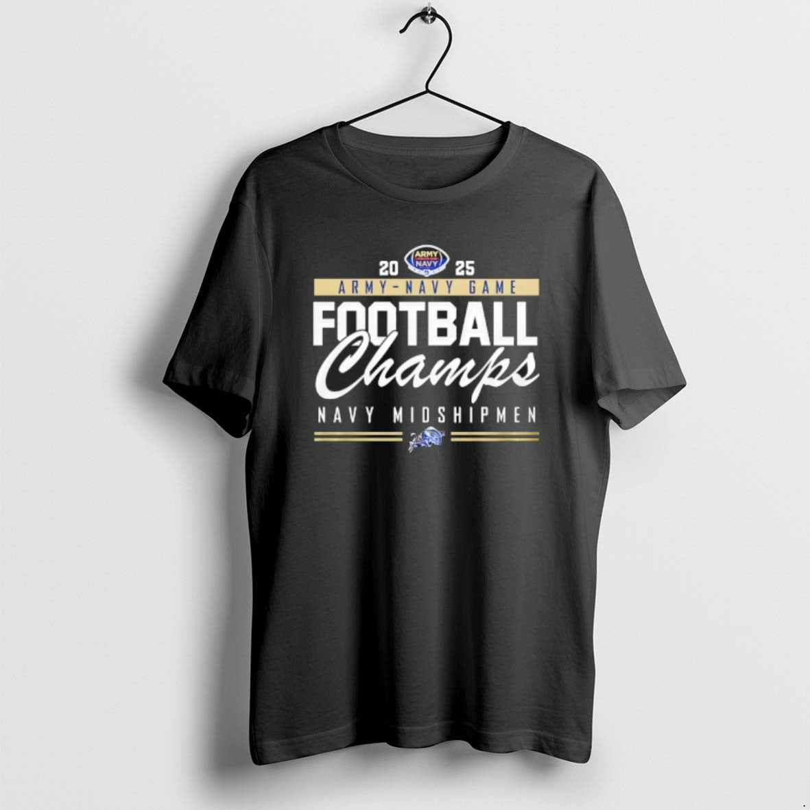 Official Navy Midshipmen 2025 Army Game Champs - Adult & Kids T-Shirts, Sweatshirts & Hoodies apparel design preview 1