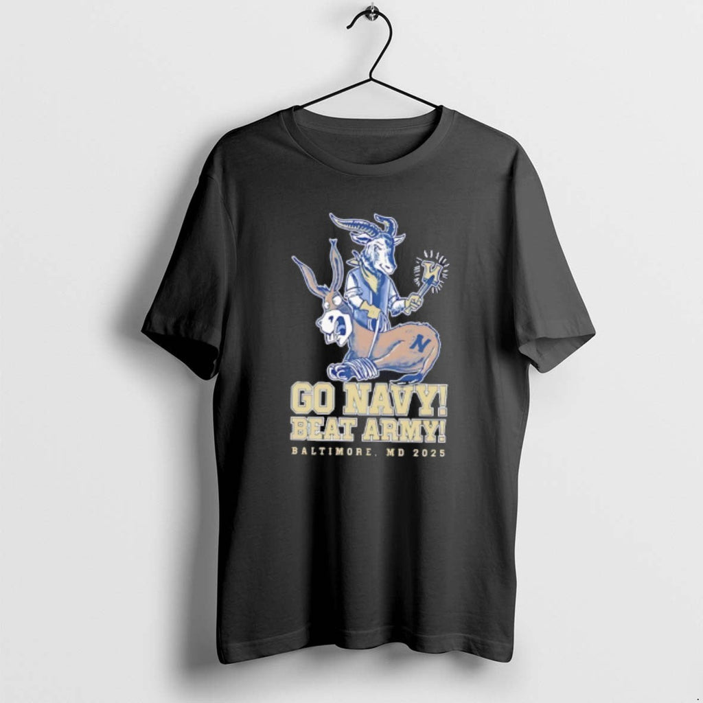 Official Navy Midshipmen 2025 Champions Go Beat Army - Adult & Kids T-Shirts, Sweatshirts & Hoodies apparel design preview 1