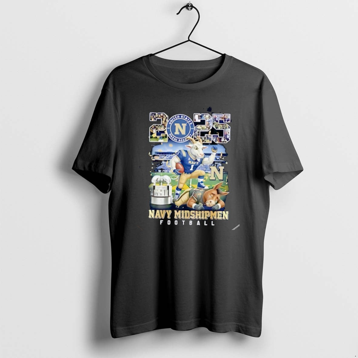 Official Navy Midshipmen 2025 Commander In Chiefs - Adult & Kids T-Shirts, Sweatshirts & Hoodies apparel design preview 1