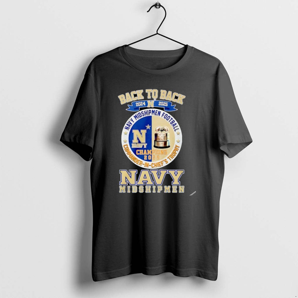 Official Navy Midshipmen 2025 Commander In Chiefs - Adult & Kids T-Shirts, Sweatshirts & Hoodies apparel design preview 1