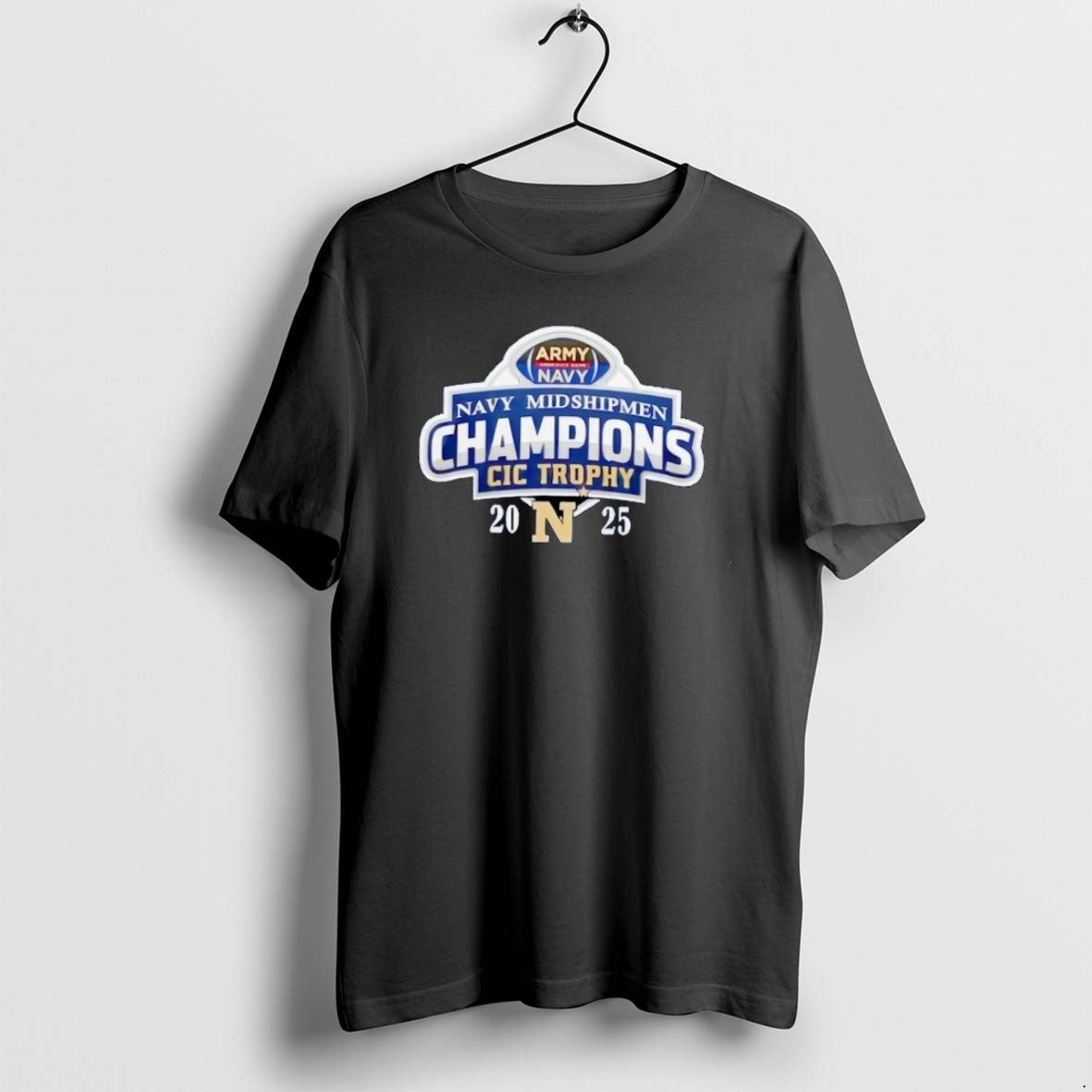 Official Navy Midshipmen 2025 Commander In Chiefs - Adult & Kids T-Shirts, Sweatshirts & Hoodies apparel design preview 1