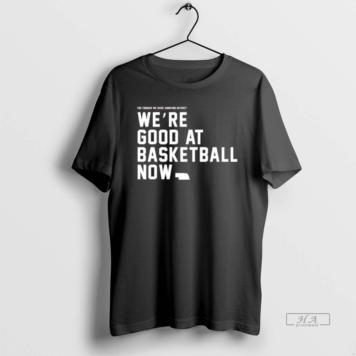 Official Nebraska Cornhuskers Were Good At Basketball - Adult & Kids T-Shirts, Sweatshirts & Hoodies apparel design preview 1