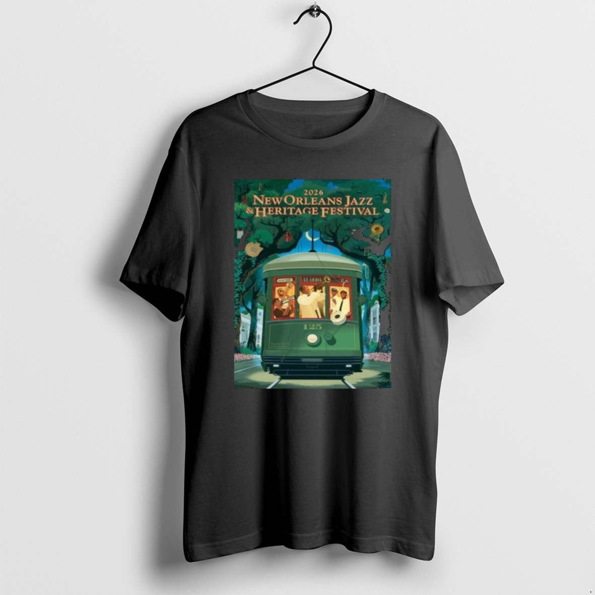 Official New Orleans Jazz And Heritage Festival 2026 - Adult & Kids T-Shirts, Sweatshirts & Hoodies apparel design preview 1