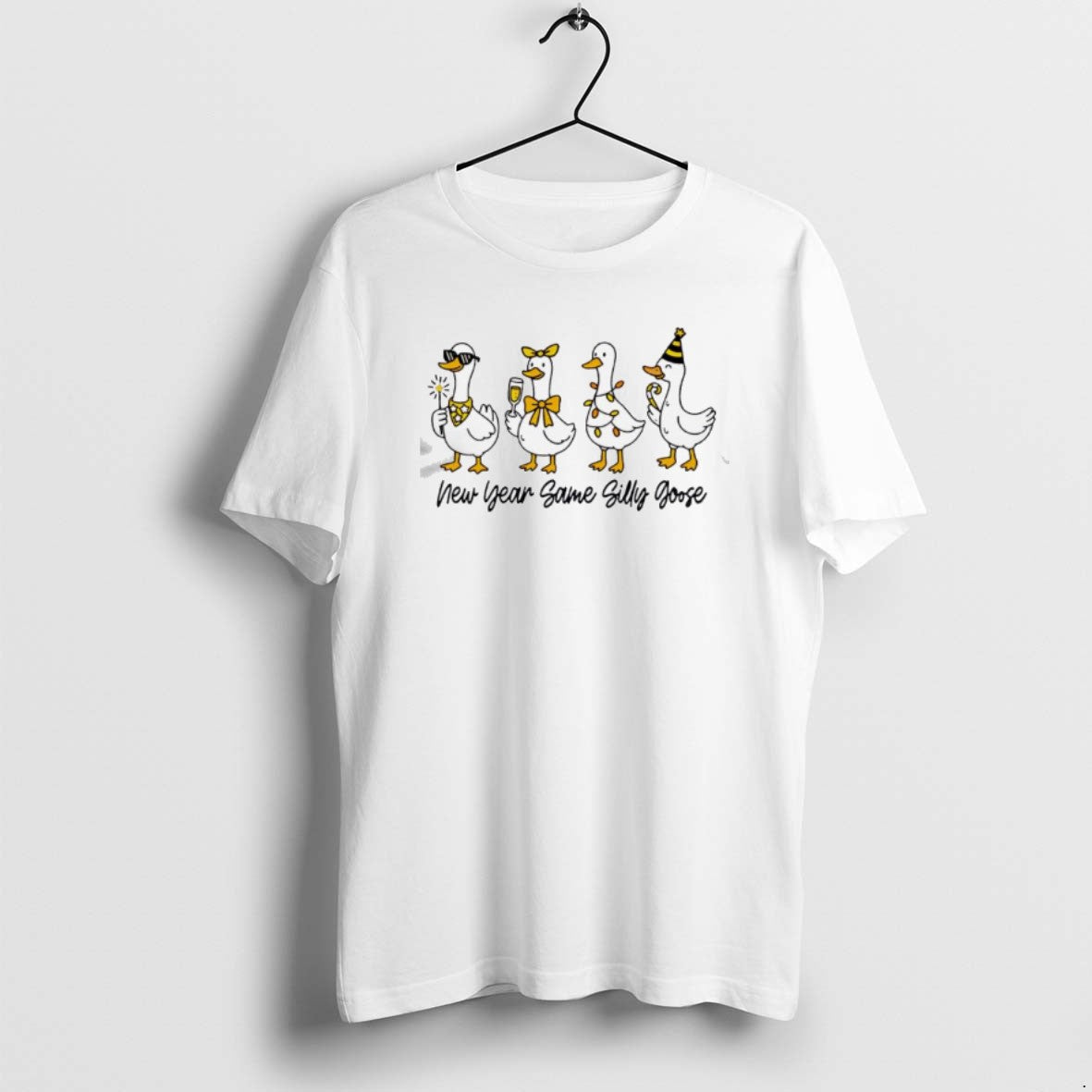 Official New Year Same Silly Goose Graphic - Adult & Kids T-Shirts, Sweatshirts & Hoodies apparel design preview 1