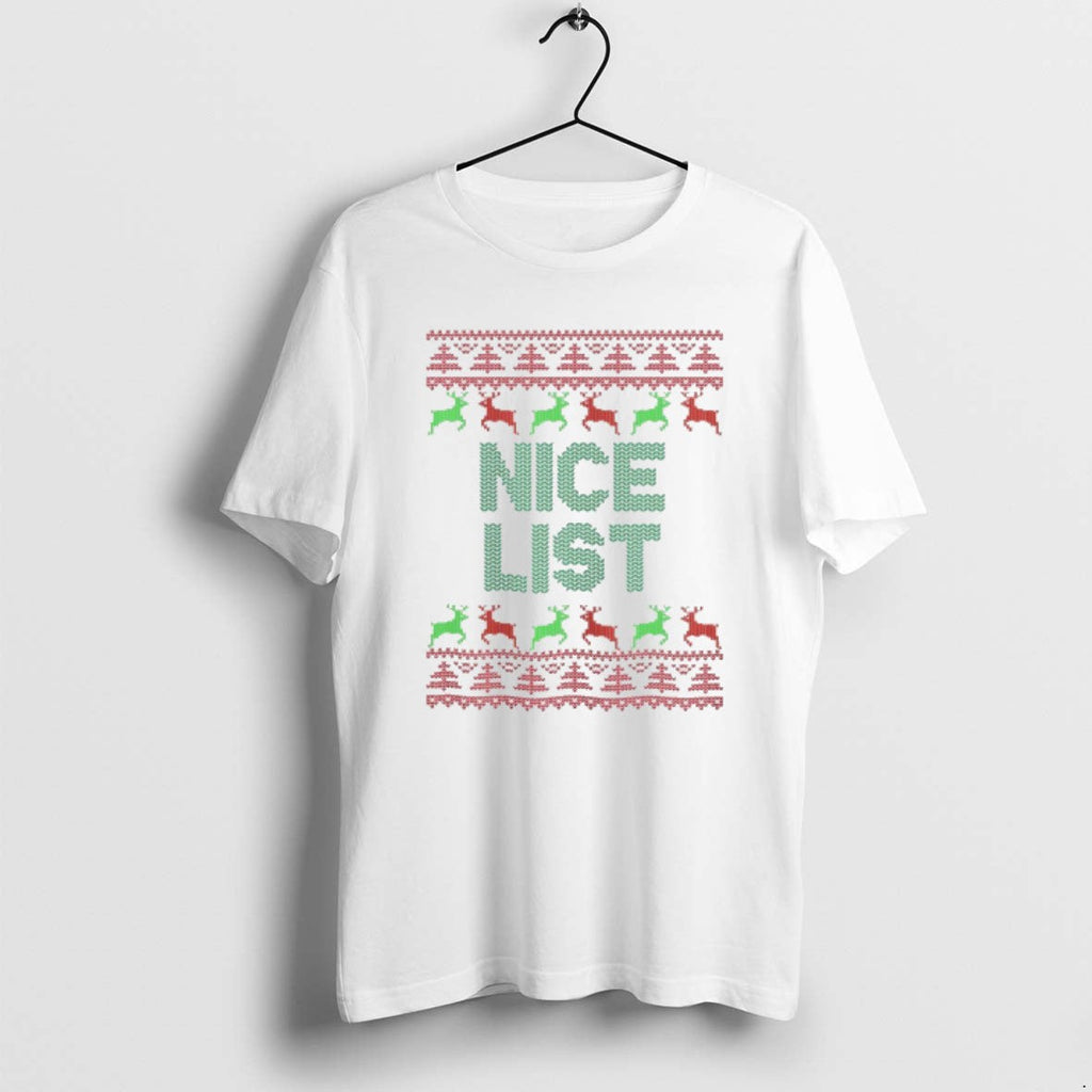 Official Nice List 2025 Ugly Christmas - Adult & Kids T-Shirts, Sweatshirts & Hoodies apparel design preview 1