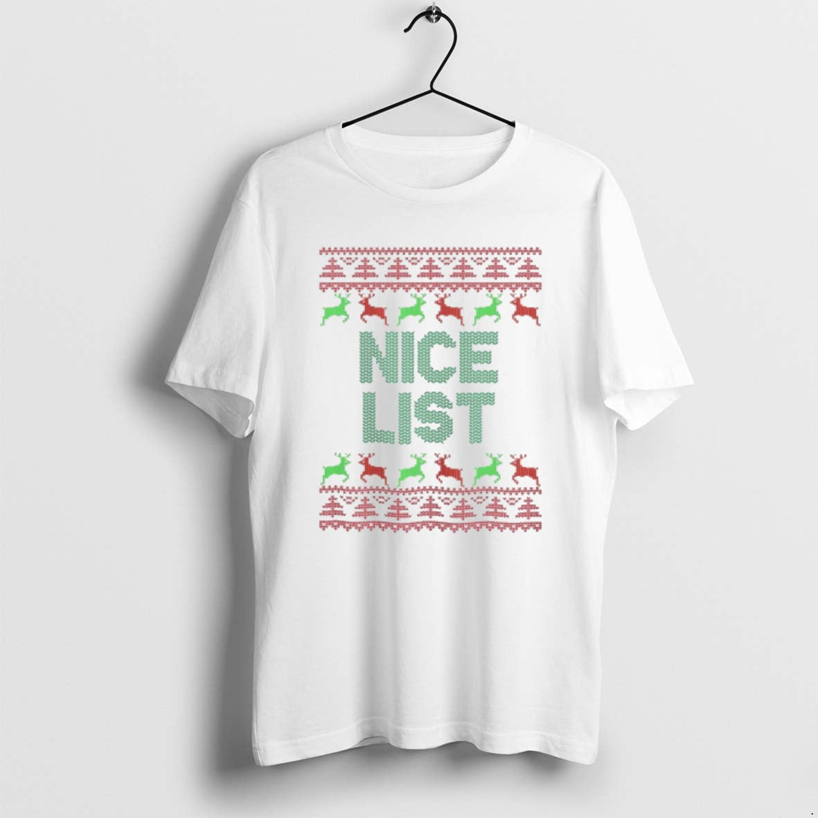 Official Nice List 2025 Ugly Christmas - Adult & Kids T-Shirts, Sweatshirts & Hoodies apparel design preview 1