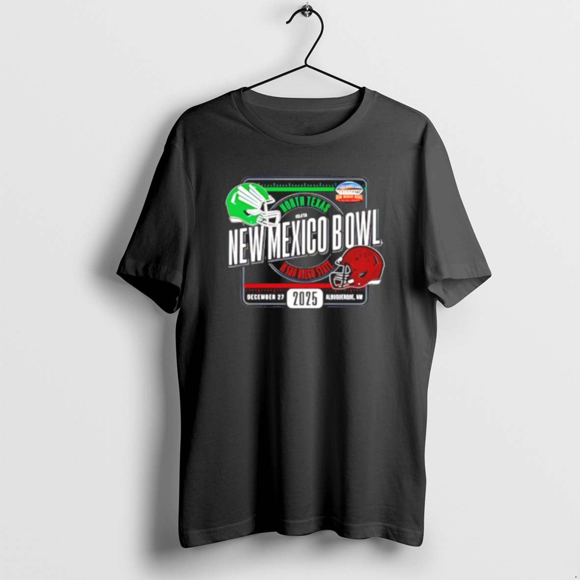 Official North Texas Vs San Diego State 2025 Sdsu New - Adult & Kids T-Shirts, Sweatshirts & Hoodies apparel design preview 1