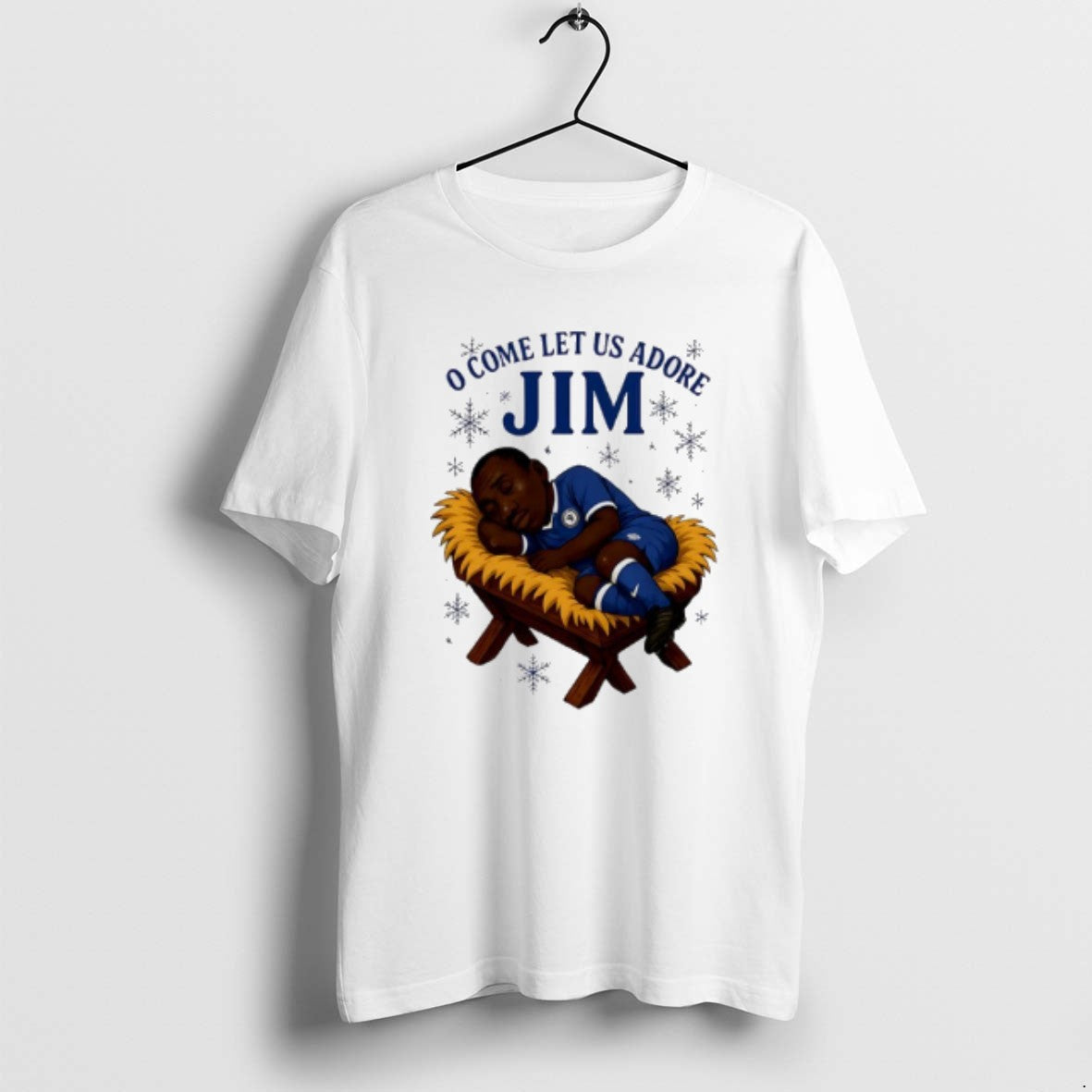 Official O Come Let Us Adore Jim Chelsea Christmas - Adult & Kids T-Shirts, Sweatshirts & Hoodies apparel design preview 1