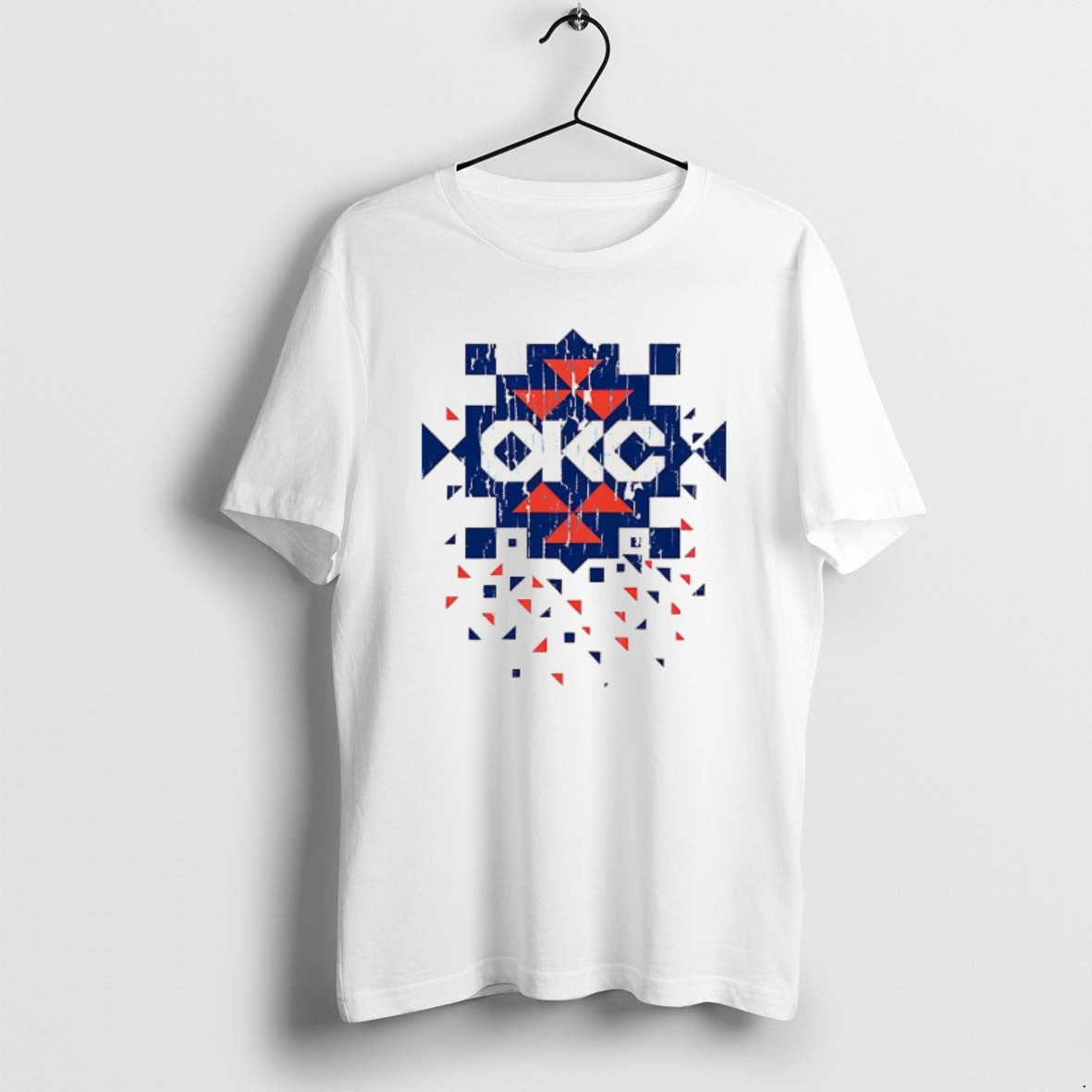 Official Okc Thunder Diamond Pattern Native - Adult & Kids T-Shirts, Sweatshirts & Hoodies apparel design preview 1