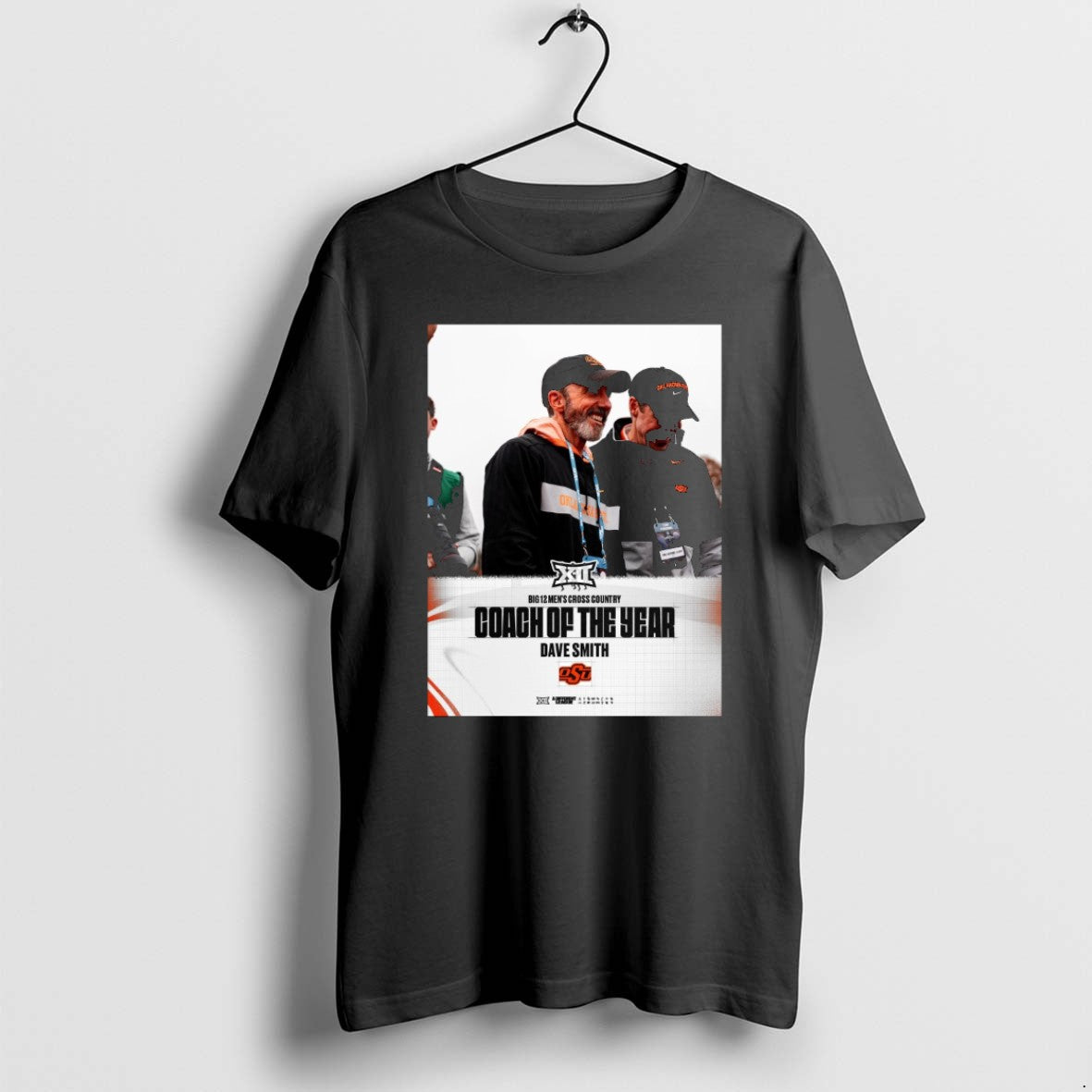 Official Osu Dave Smith 2025 Big 12 Mens Cross - Adult & Kids T-Shirts, Sweatshirts & Hoodies apparel design preview 1