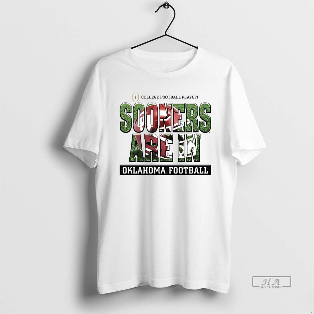 Official Oklahoma Sooners Are In 2025 College - Adult & Kids T-Shirts, Sweatshirts & Hoodies apparel design preview 1