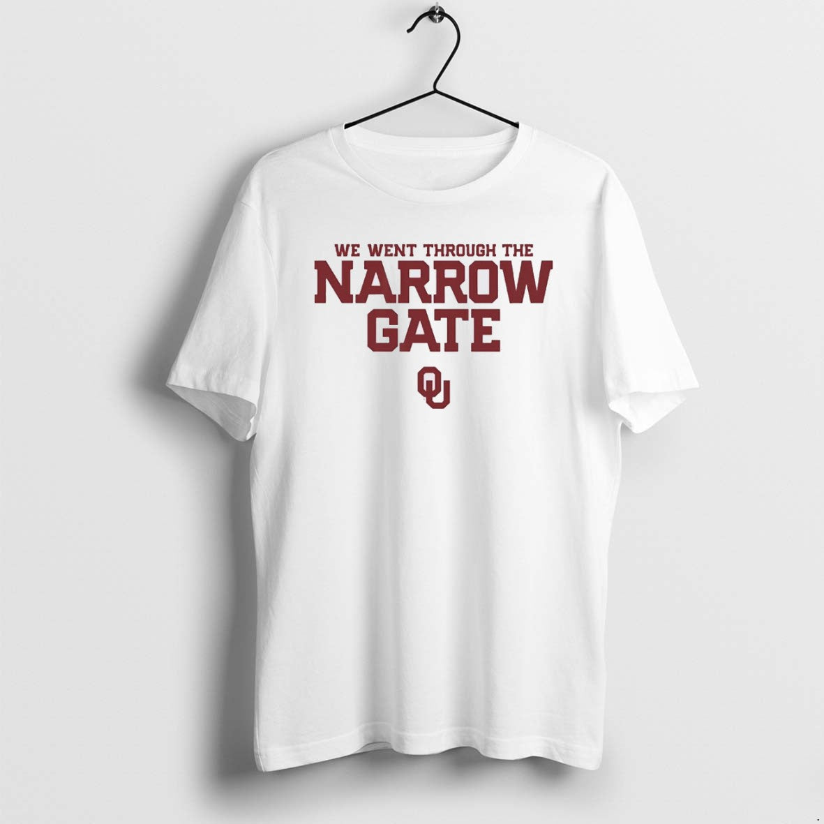 Official Oklahoma Sooners We Went Through The Narrow - Adult & Kids T-Shirts, Sweatshirts & Hoodies apparel design preview 1