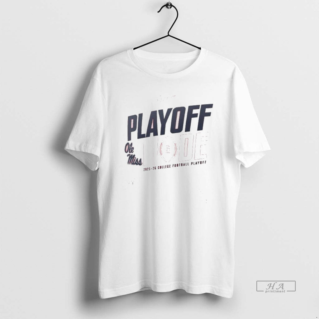 Official Ole Miss 2025 26 College Football Playoff - Adult & Kids T-Shirts, Sweatshirts & Hoodies apparel design preview 1
