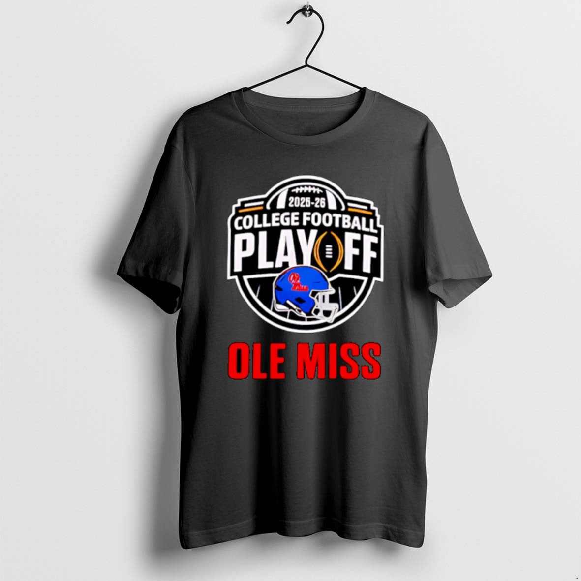 Official Ole Miss College Football Playoff 2025 26 - Adult & Kids T-Shirts, Sweatshirts & Hoodies apparel design preview 1