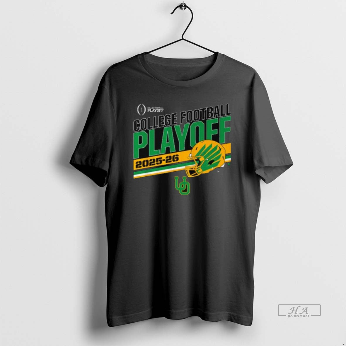 Official Oregon Football Cfp Stripe 2025 2026 Long - Adult & Kids T-Shirts, Sweatshirts & Hoodies apparel design preview 1