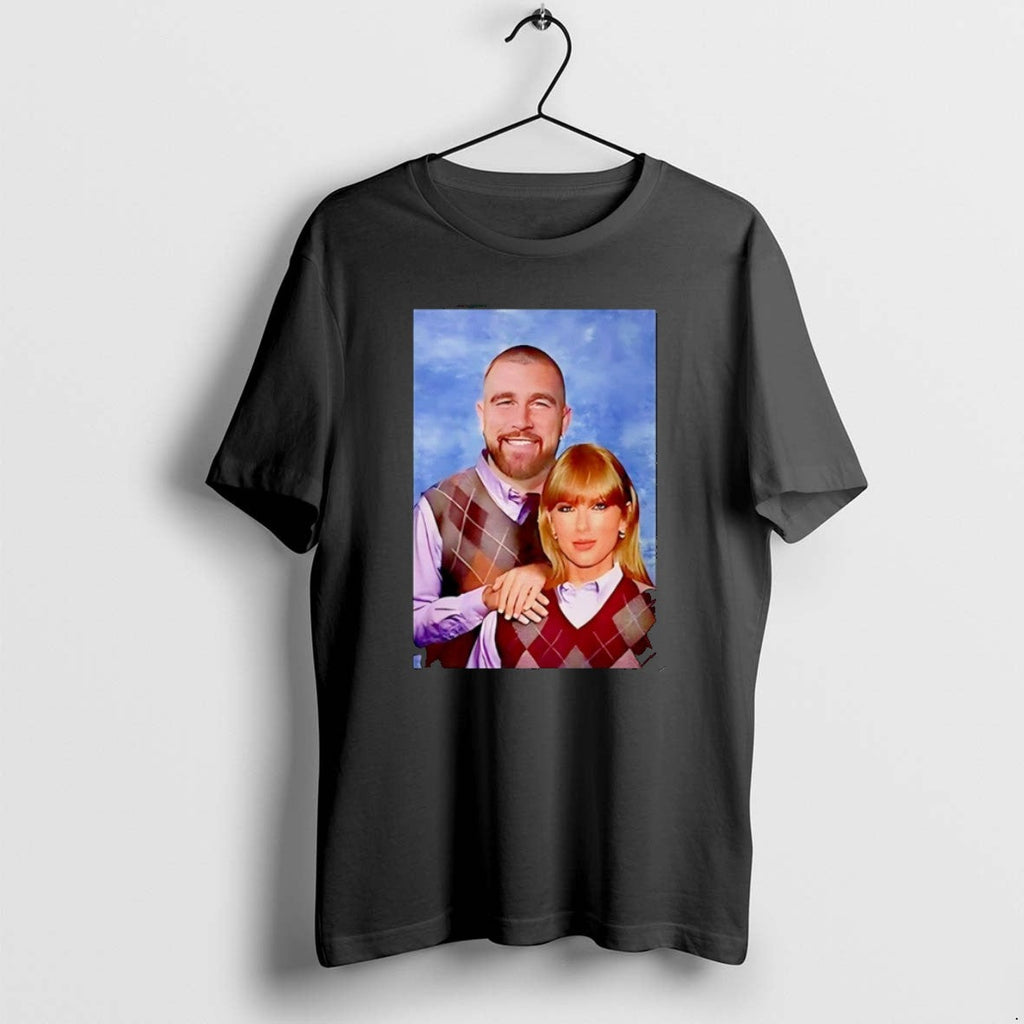 Official Our Fav Couple Taylor And Kelce Step Bros - Adult & Kids T-Shirts, Sweatshirts & Hoodies apparel design preview 1
