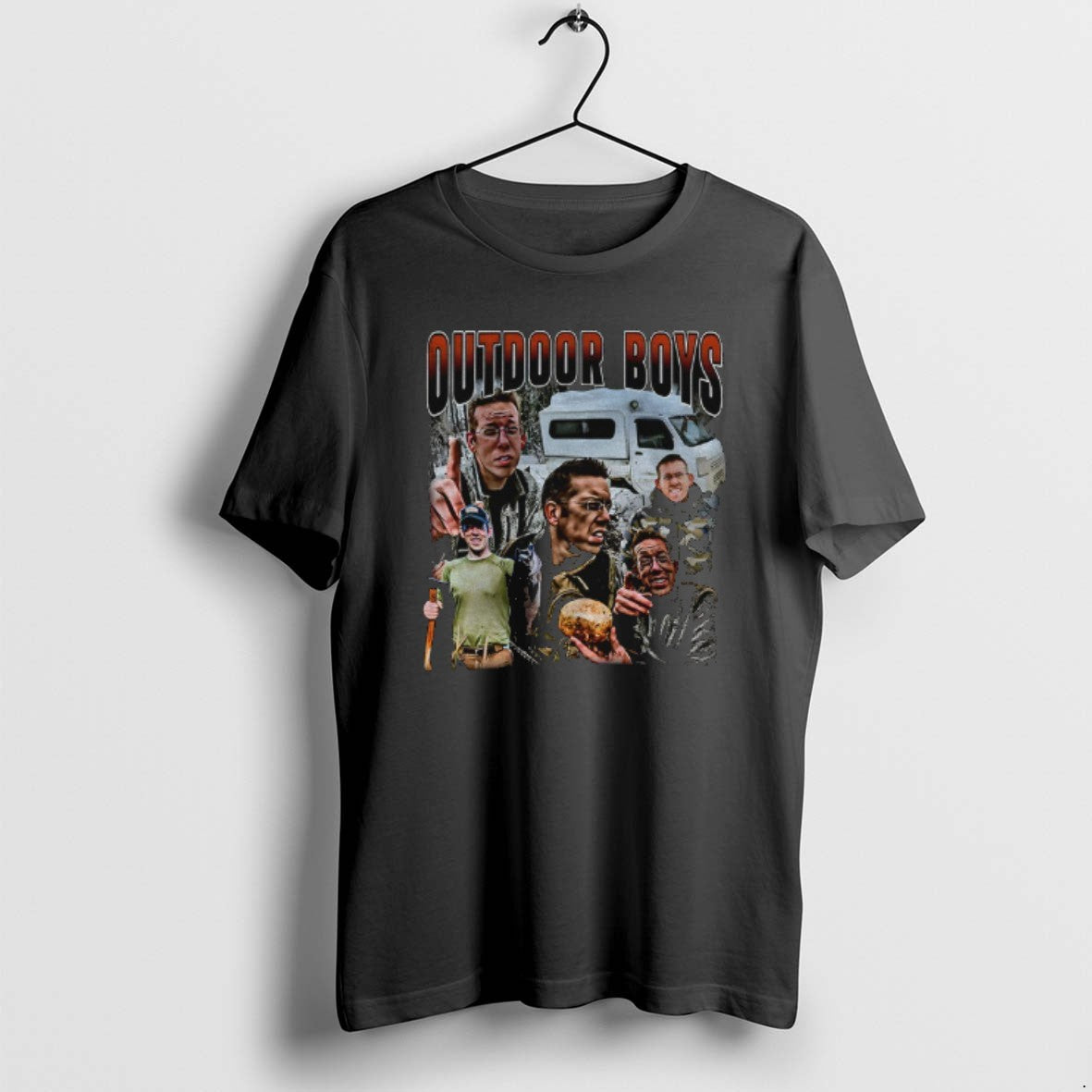 Official Outdoor Boys Camping Nature Lover Graphic - Adult & Kids T-Shirts, Sweatshirts & Hoodies apparel design preview 1
