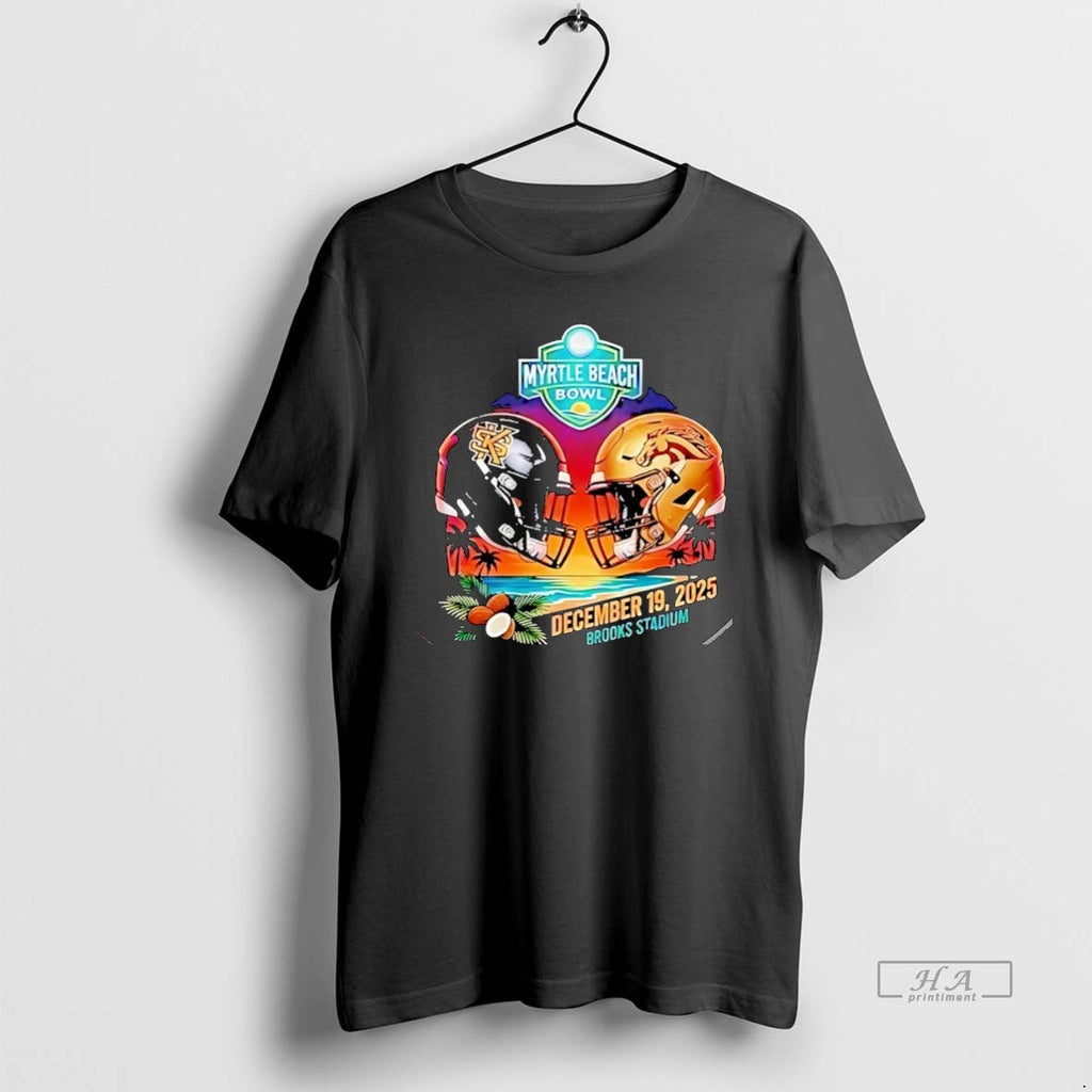 Official Owls Vs Broncos 2025 Myrtle Beach Bowl - Adult & Kids T-Shirts, Sweatshirts & Hoodies apparel design preview 1