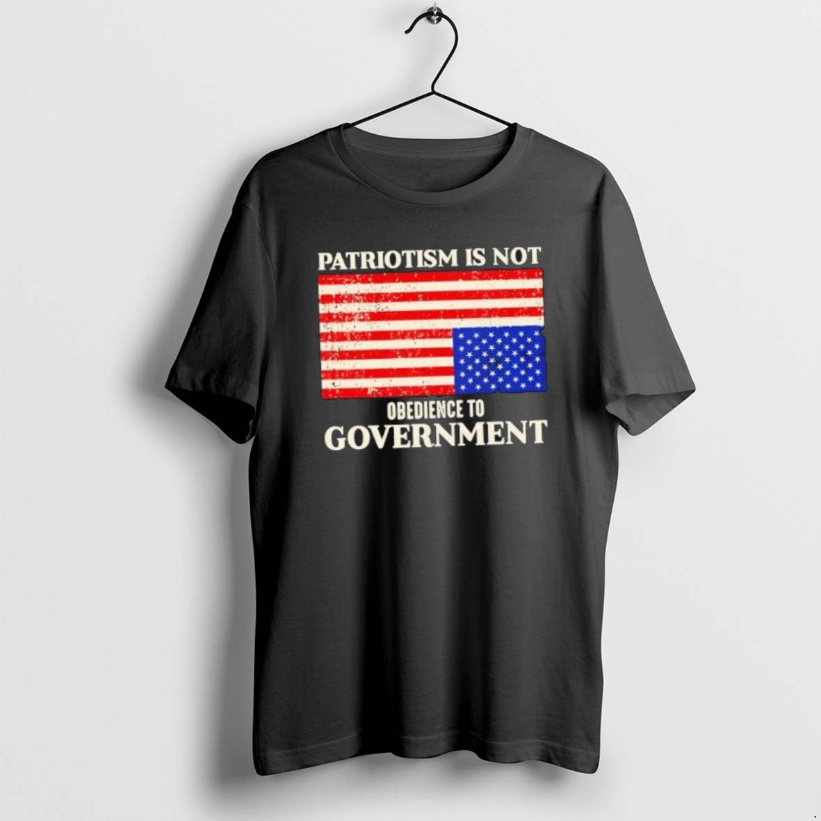 Official Patriotism Is Not Obedience To Government Us - Adult & Kids T-Shirts, Sweatshirts & Hoodies apparel design preview 1