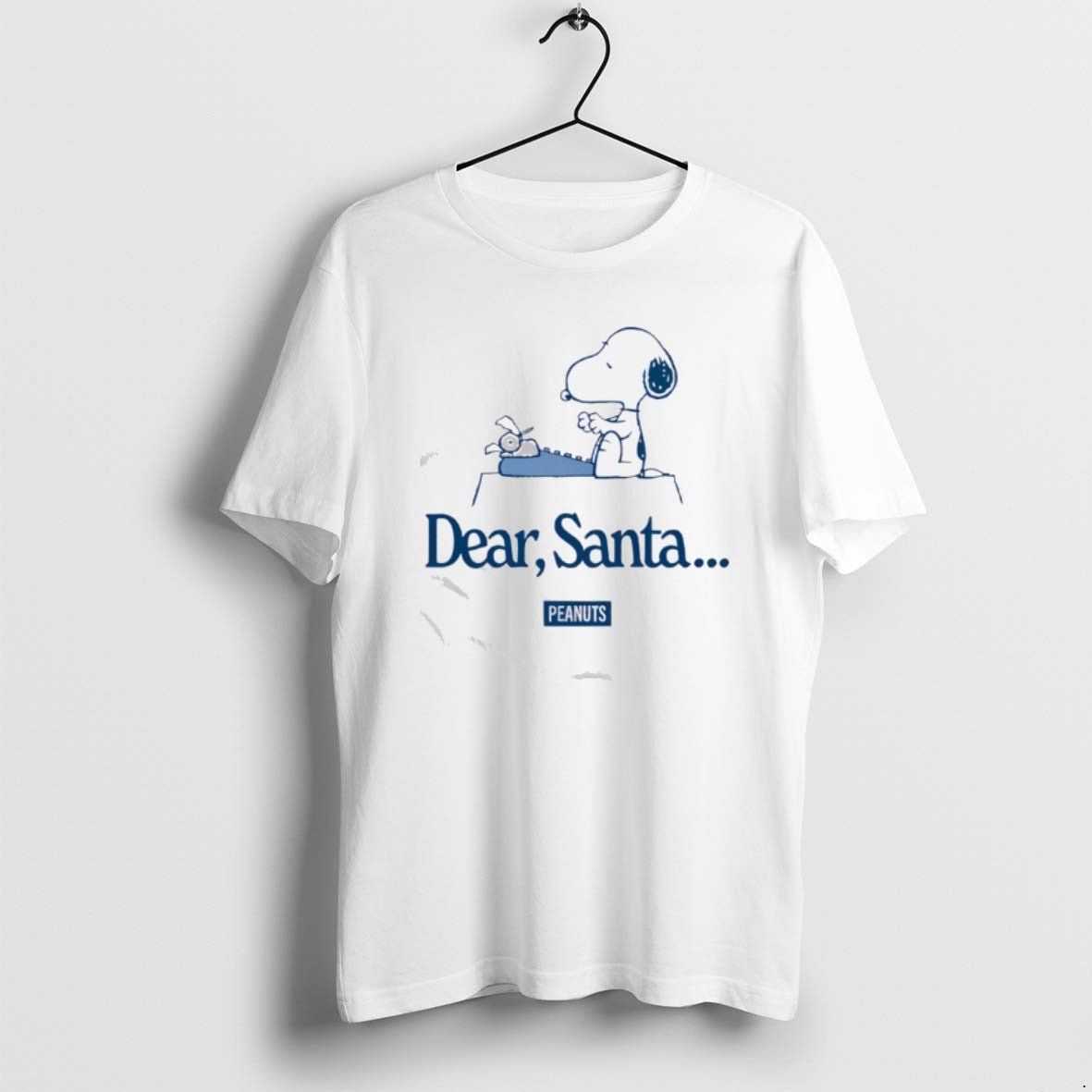 Official Peanuts Dear Santa - Adult & Kids T-Shirts, Sweatshirts & Hoodies apparel design preview 1
