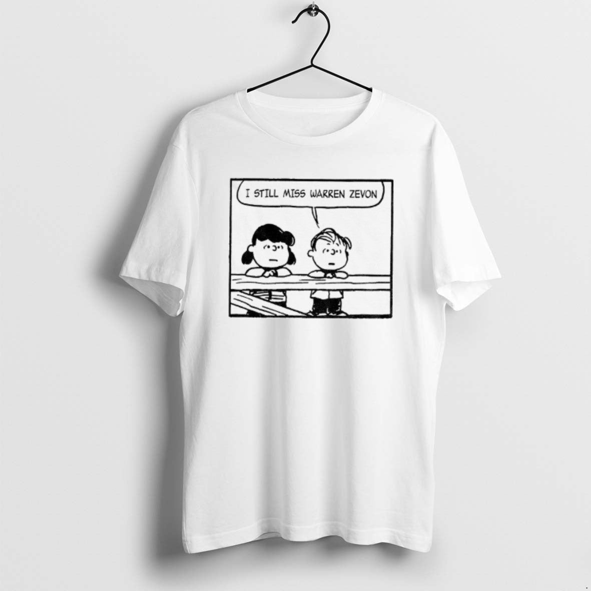 Official Peanuts And Warren Zevon I Still Miss - Adult & Kids T-Shirts, Sweatshirts & Hoodies apparel design preview 1