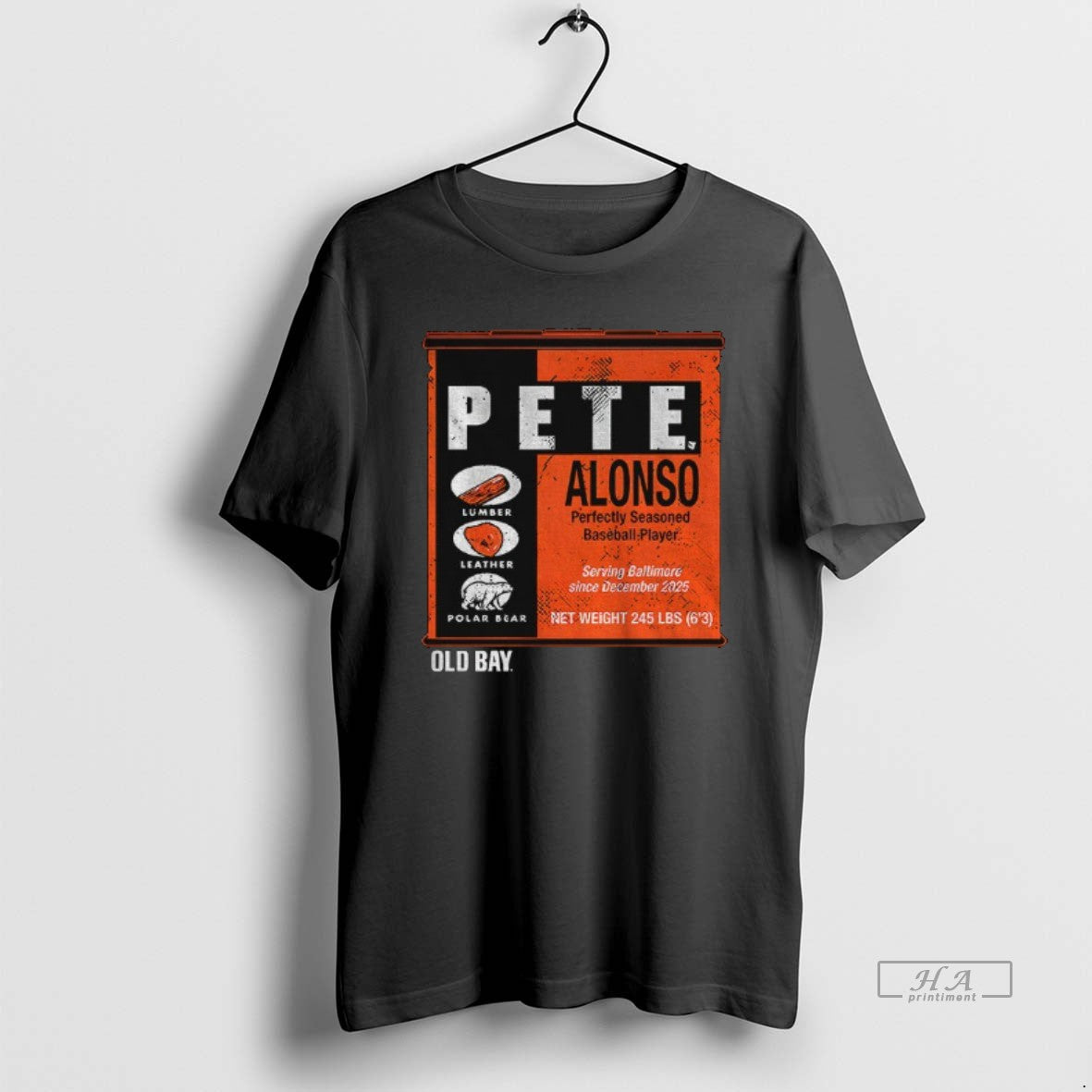 Official Pete Alonso Baltimore Orioles Mlb Baseball - Adult & Kids T-Shirts, Sweatshirts & Hoodies apparel design preview 1
