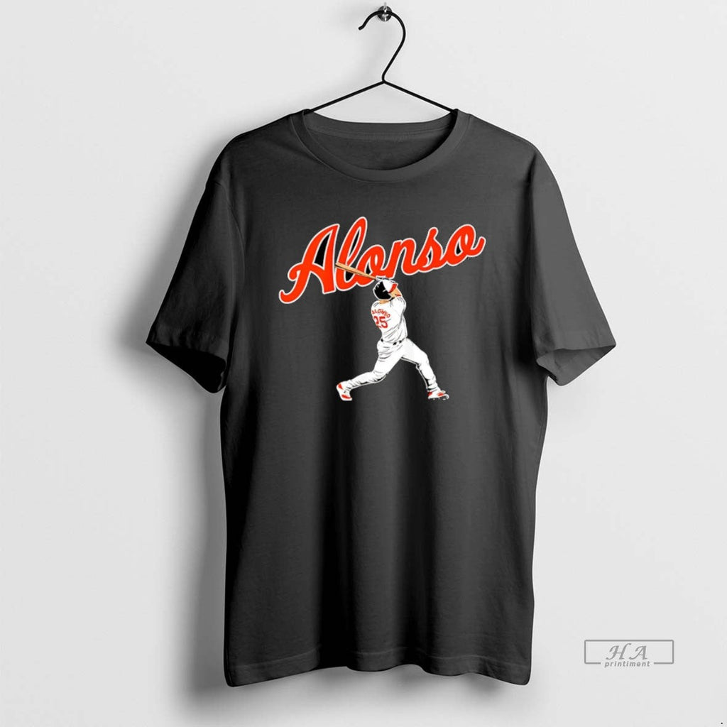 Official Pete Alonso Baltimore Orioles Slugger Swing - Adult & Kids T-Shirts, Sweatshirts & Hoodies apparel design preview 1