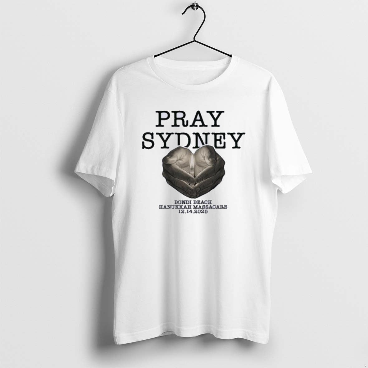 Official Pray For Sydney Bondi Beach Hanukkah - Adult & Kids T-Shirts, Sweatshirts & Hoodies apparel design preview 1