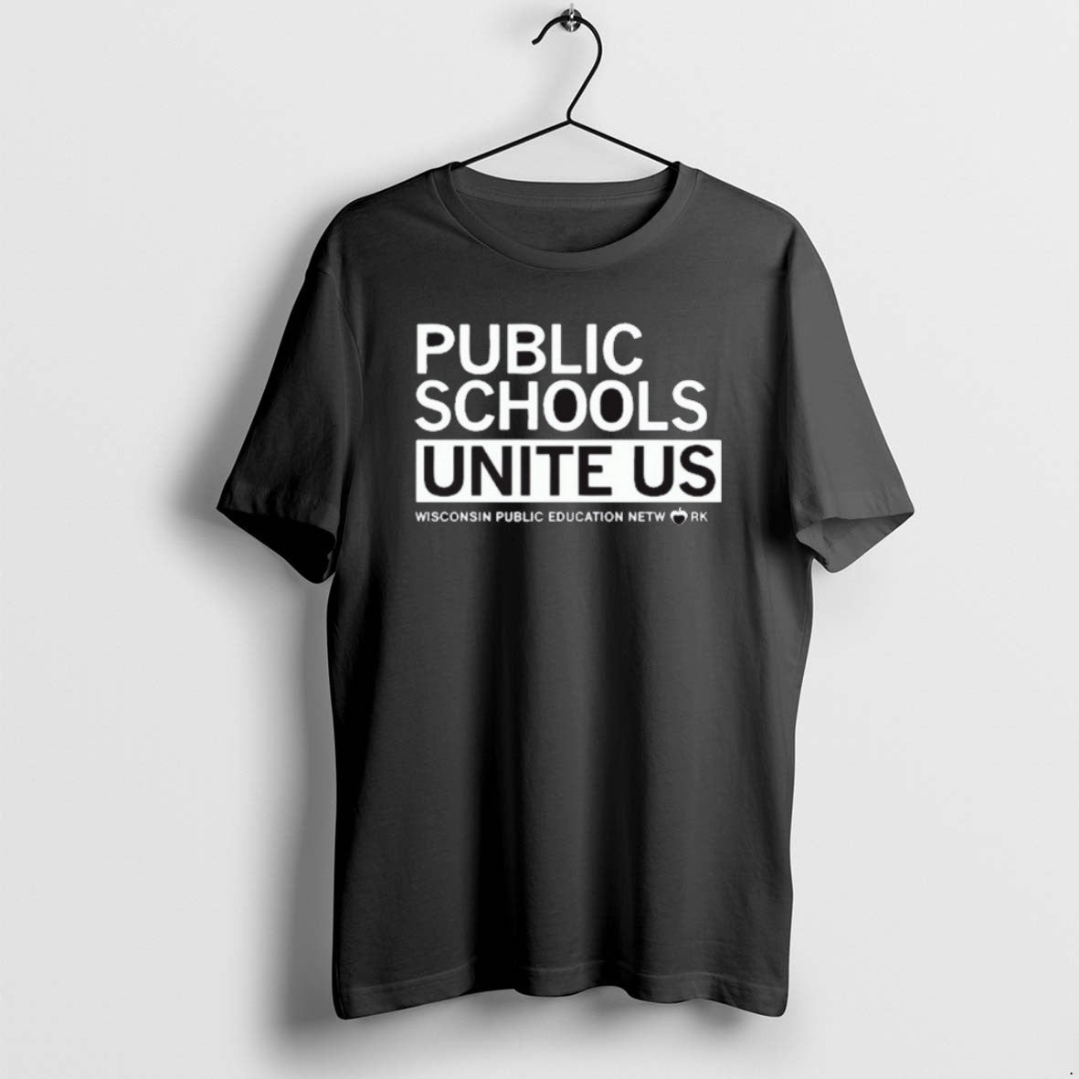 Official Public Schools Unite Us Wisconsin Education - Adult & Kids T-Shirts, Sweatshirts & Hoodies apparel design preview 1