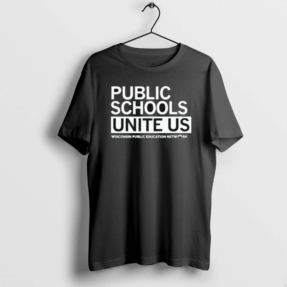 Official Public Schools Unite Us Wisconsin Education - Adult & Kids T-Shirts, Sweatshirts & Hoodies apparel design preview 1