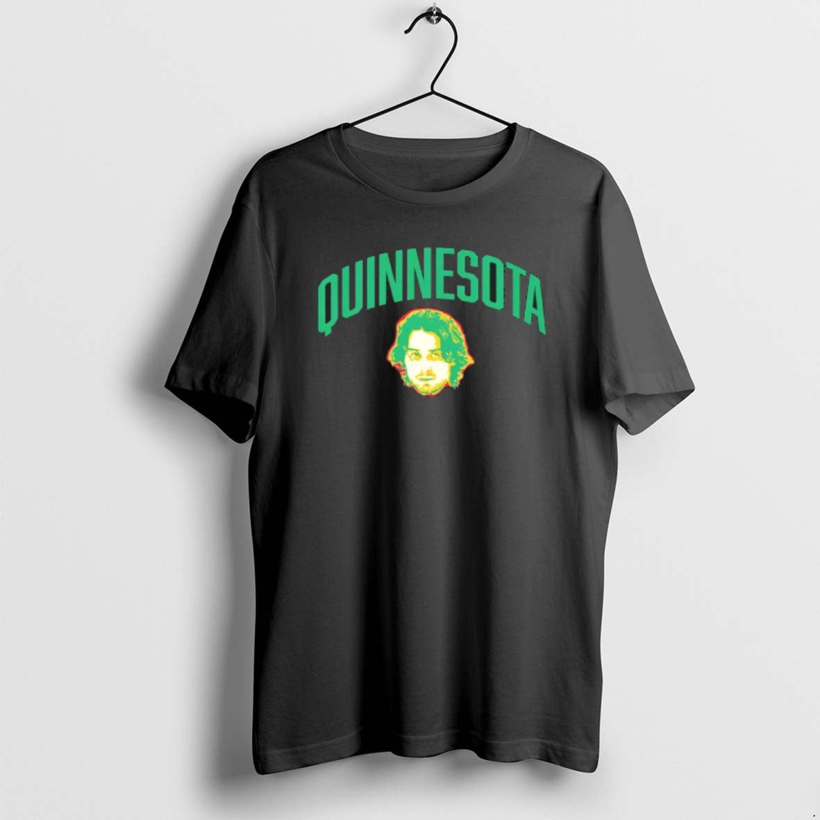 Official Quinn Hughes Minnesota Wild Quinnesota Big - Adult & Kids T-Shirts, Sweatshirts & Hoodies apparel design preview 1