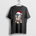Official R2d2 Santa Hat Christmas Circle Black - Adult & Kids T-Shirts, Sweatshirts & Hoodies apparel design preview 1