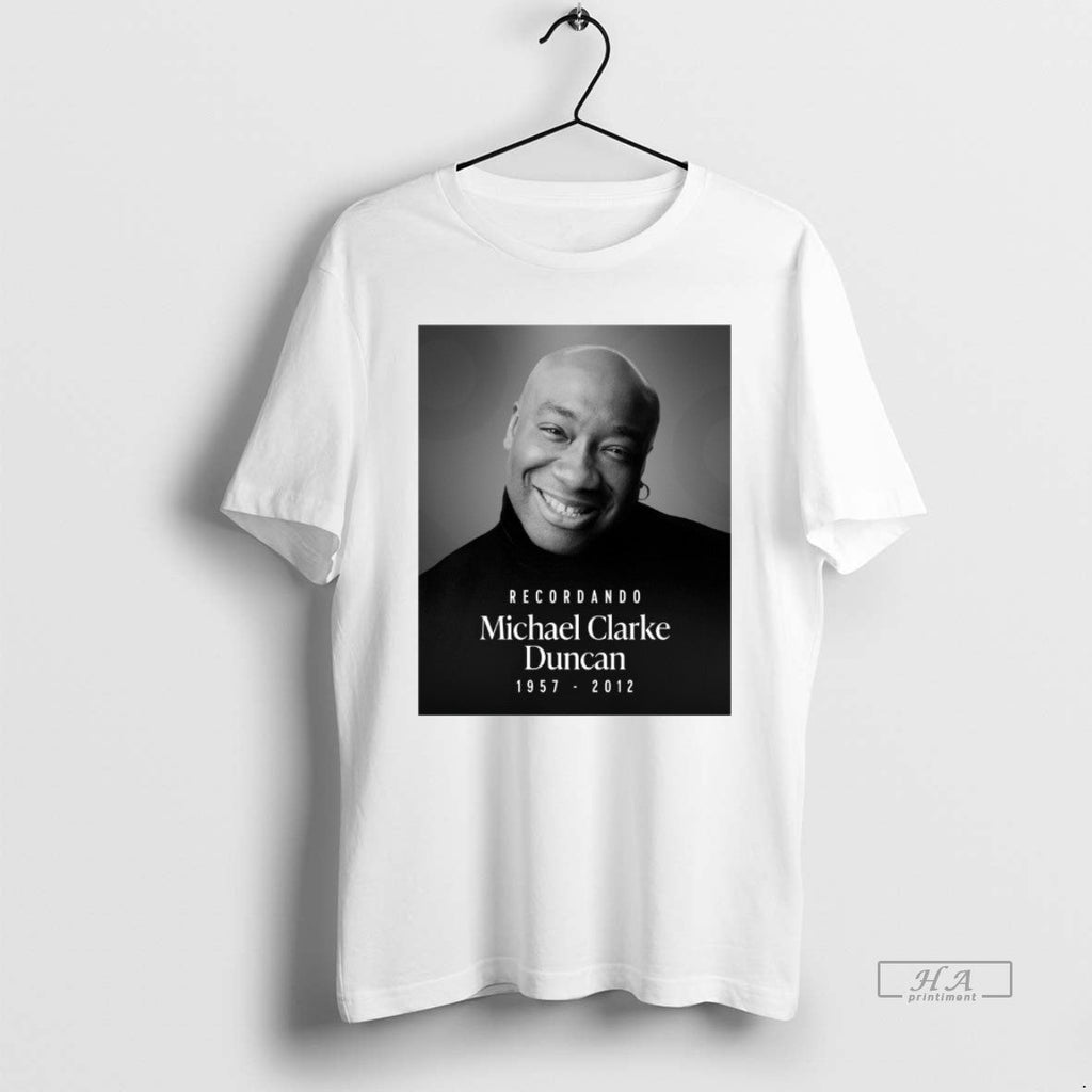 Official Recordando Michael Clarke Duncan 1957 2012 - Adult & Kids T-Shirts, Sweatshirts & Hoodies apparel design preview 1