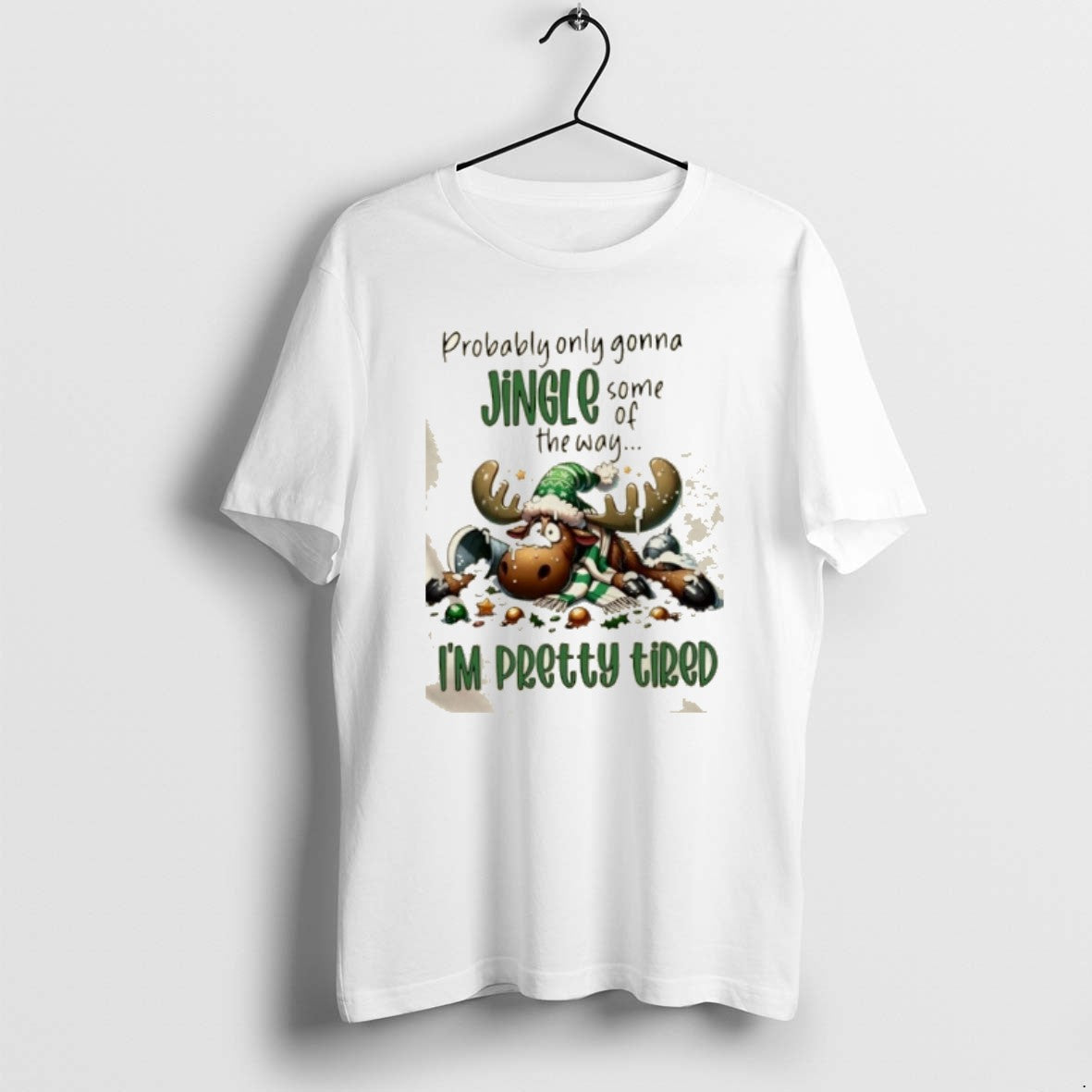 Official Reindeer Probably Only Gonna Jingle Some Of - Adult & Kids T-Shirts, Sweatshirts & Hoodies apparel design preview 1