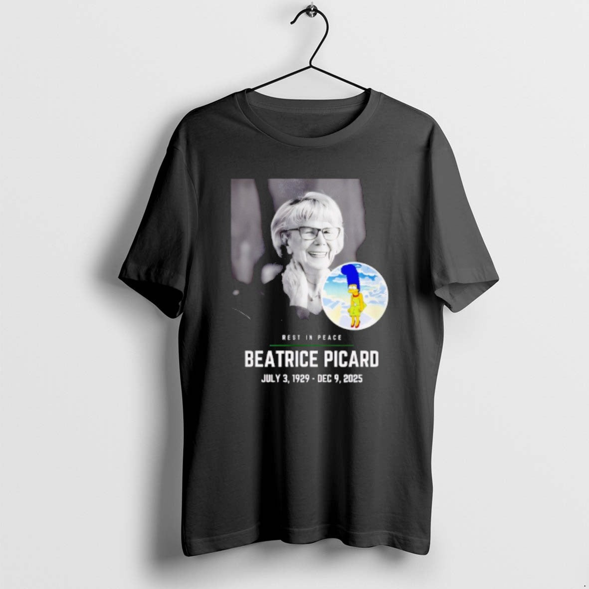 Official Rest In Peace Beatrice Picard 2025 - Adult & Kids T-Shirts, Sweatshirts & Hoodies apparel design preview 1