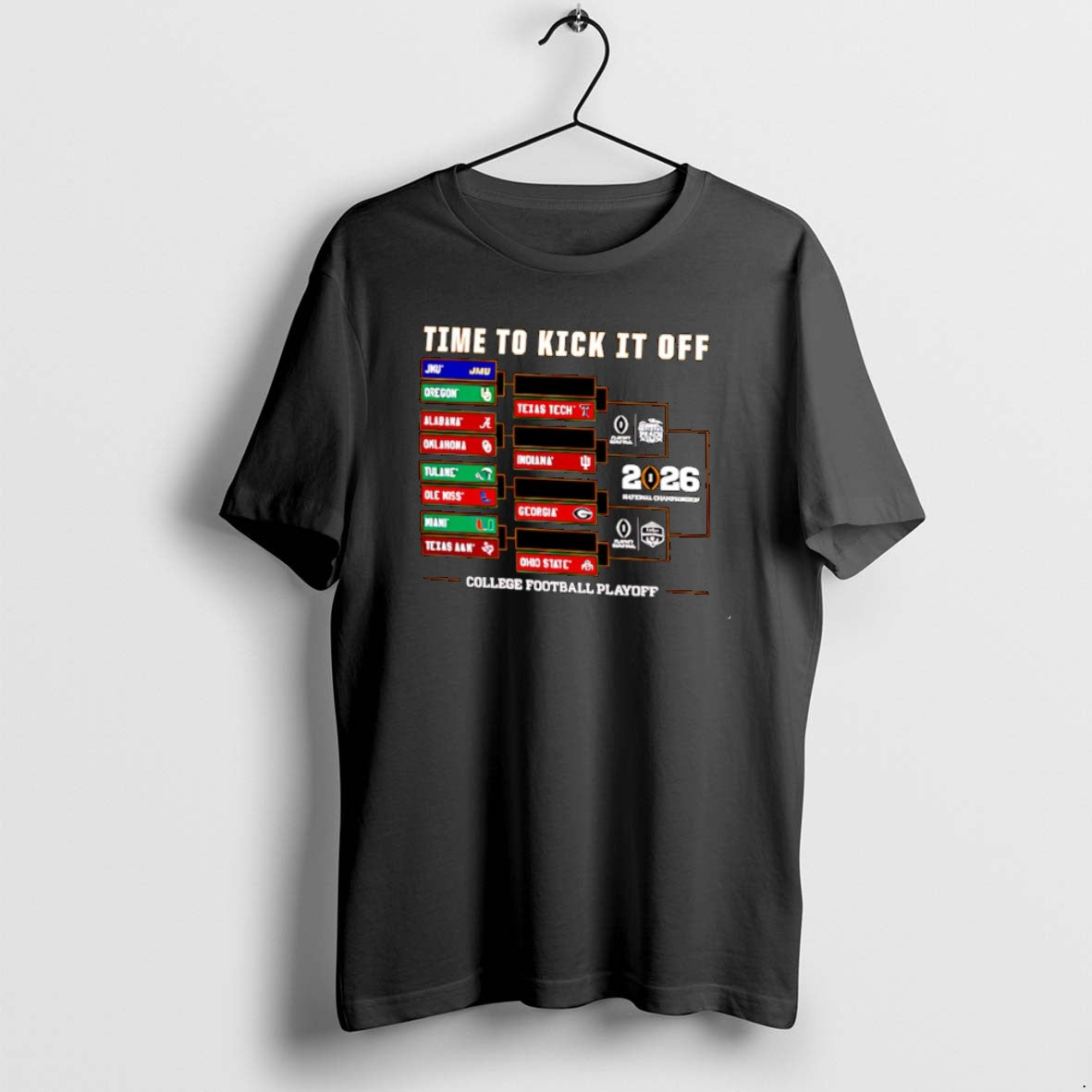 Official Retro Brand College Football Playoff 2025 26 - Adult & Kids T-Shirts, Sweatshirts & Hoodies apparel design preview 1