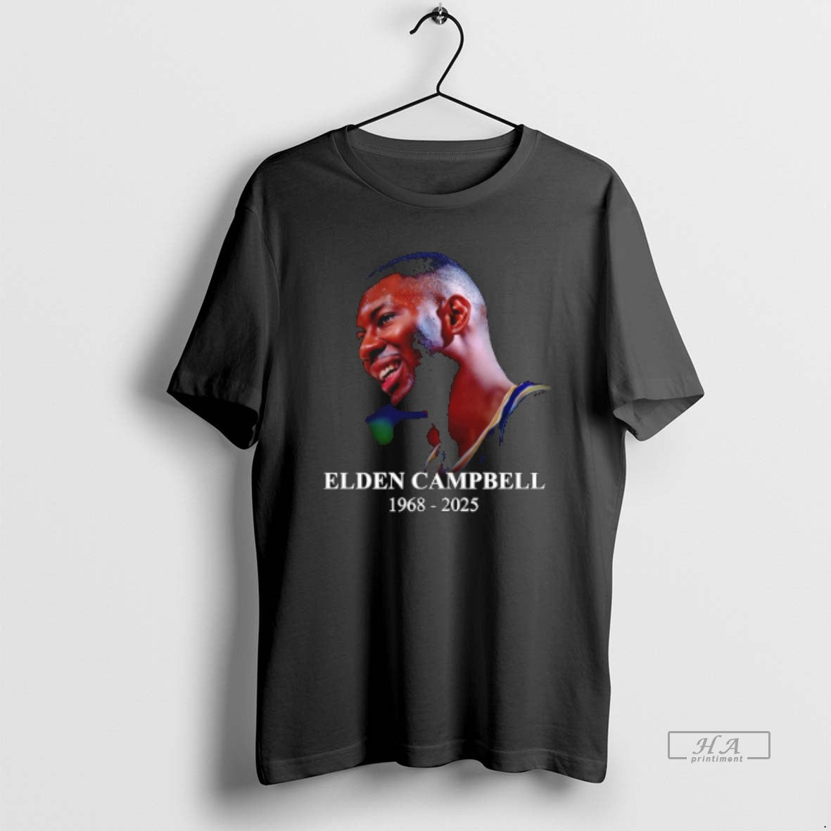 Official Rip Elden Campbell 1968 2025 Nba Legends - Adult & Kids T-Shirts, Sweatshirts & Hoodies apparel design preview 1