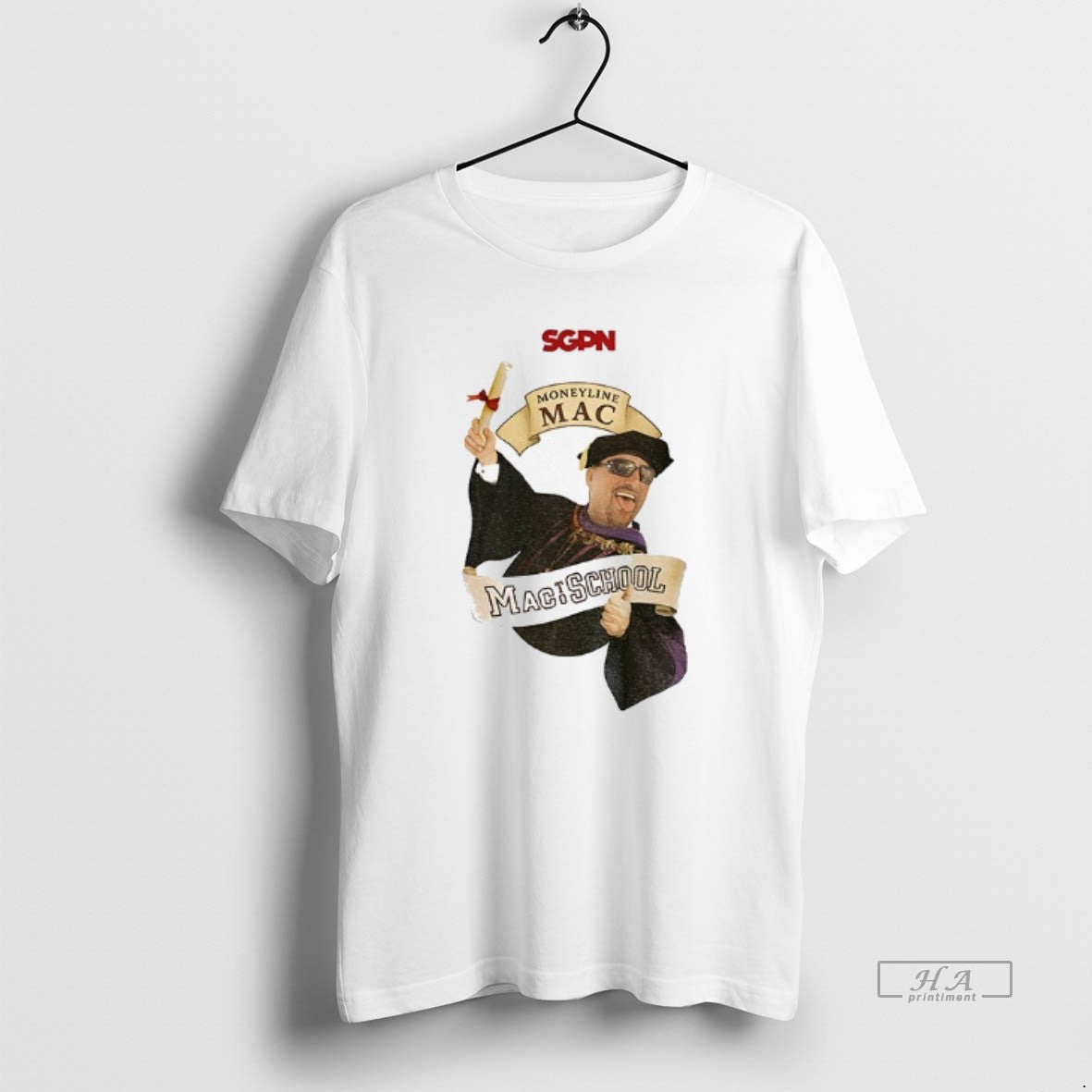 Official Rodney Dangerfield Mac To School Moneyline - Adult & Kids T-Shirts, Sweatshirts & Hoodies apparel design preview 1