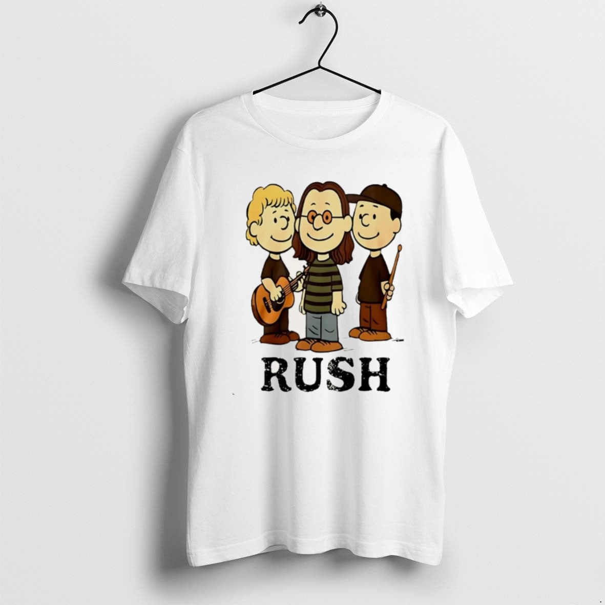 Official Rush Band As Peanuts Christmas - Adult & Kids T-Shirts, Sweatshirts & Hoodies apparel design preview 1