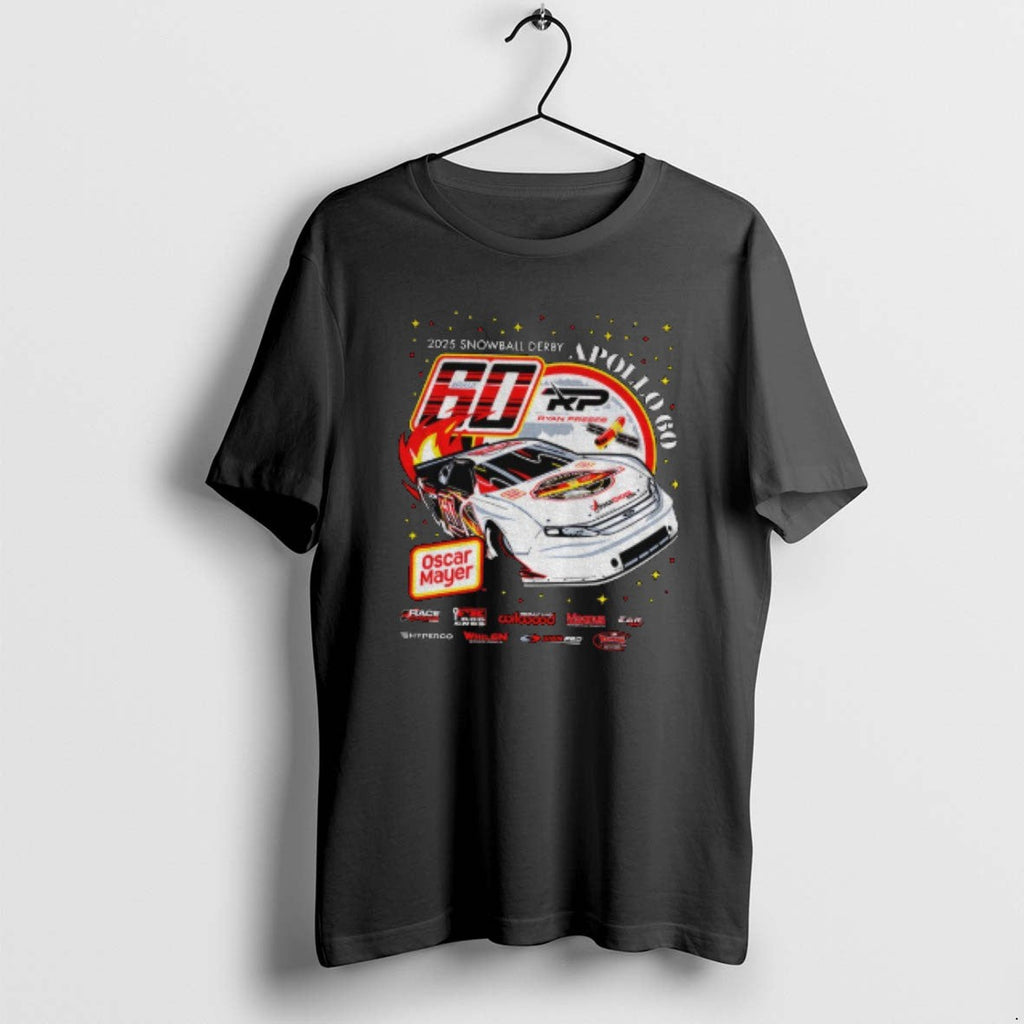 Official Ryan Preece Snowball Derby 2025 Apollo Oscar - Adult & Kids T-Shirts, Sweatshirts & Hoodies apparel design preview 1