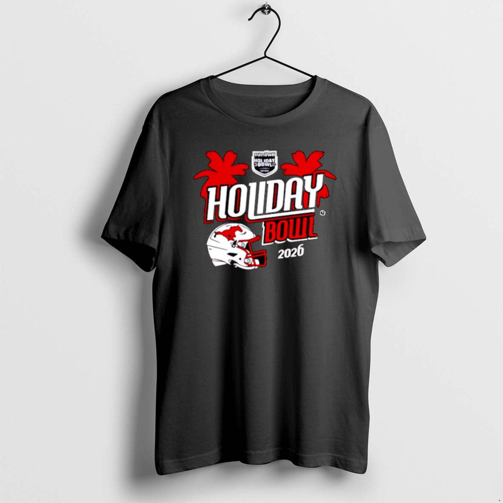 Official Smu Mustangs 2025 Holiday Bowl Helmet - Adult & Kids T-Shirts, Sweatshirts & Hoodies apparel design preview 1