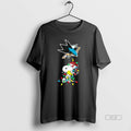 Official San Jose Sharks Peanuts Christmas Night 2025 - Adult & Kids T-Shirts, Sweatshirts & Hoodies apparel design preview 1