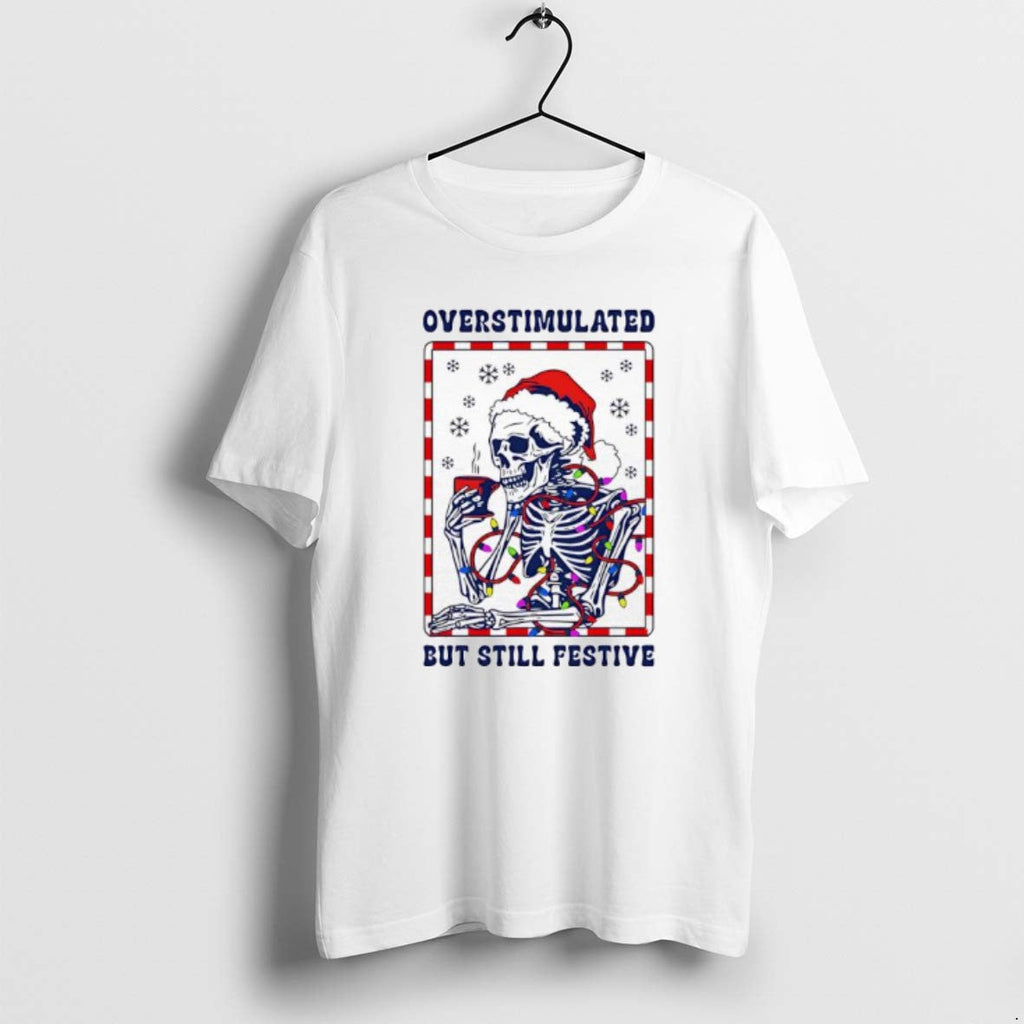 Official Santa Christmas Lights Skeleton - Adult & Kids T-Shirts, Sweatshirts & Hoodies apparel design preview 1