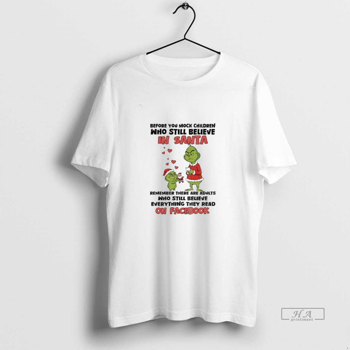Official Santa Grinch Before You Mock Children Who - Adult & Kids T-Shirts, Sweatshirts & Hoodies apparel design preview 1