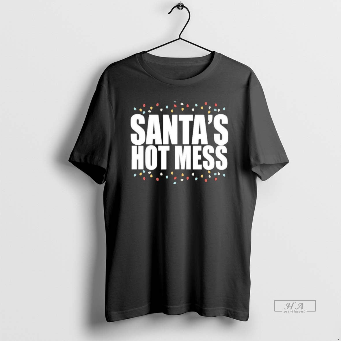 Official Santas Hot Mess - Adult & Kids T-Shirts, Sweatshirts & Hoodies apparel design preview 1