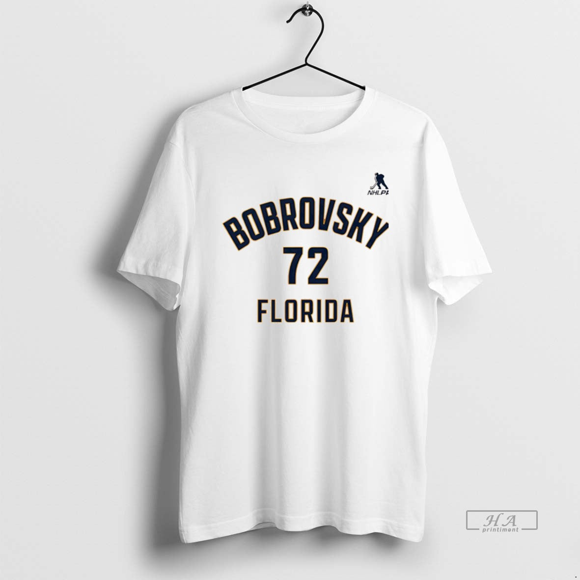 Official Sergei Bobrovsky Florida Panthers Name And - Adult & Kids T-Shirts, Sweatshirts & Hoodies apparel design preview 1